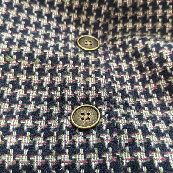 Modcloth Partners in Poise Twofer Dress Navy Tweed mod Pockets Career L - Picture 8 of 8